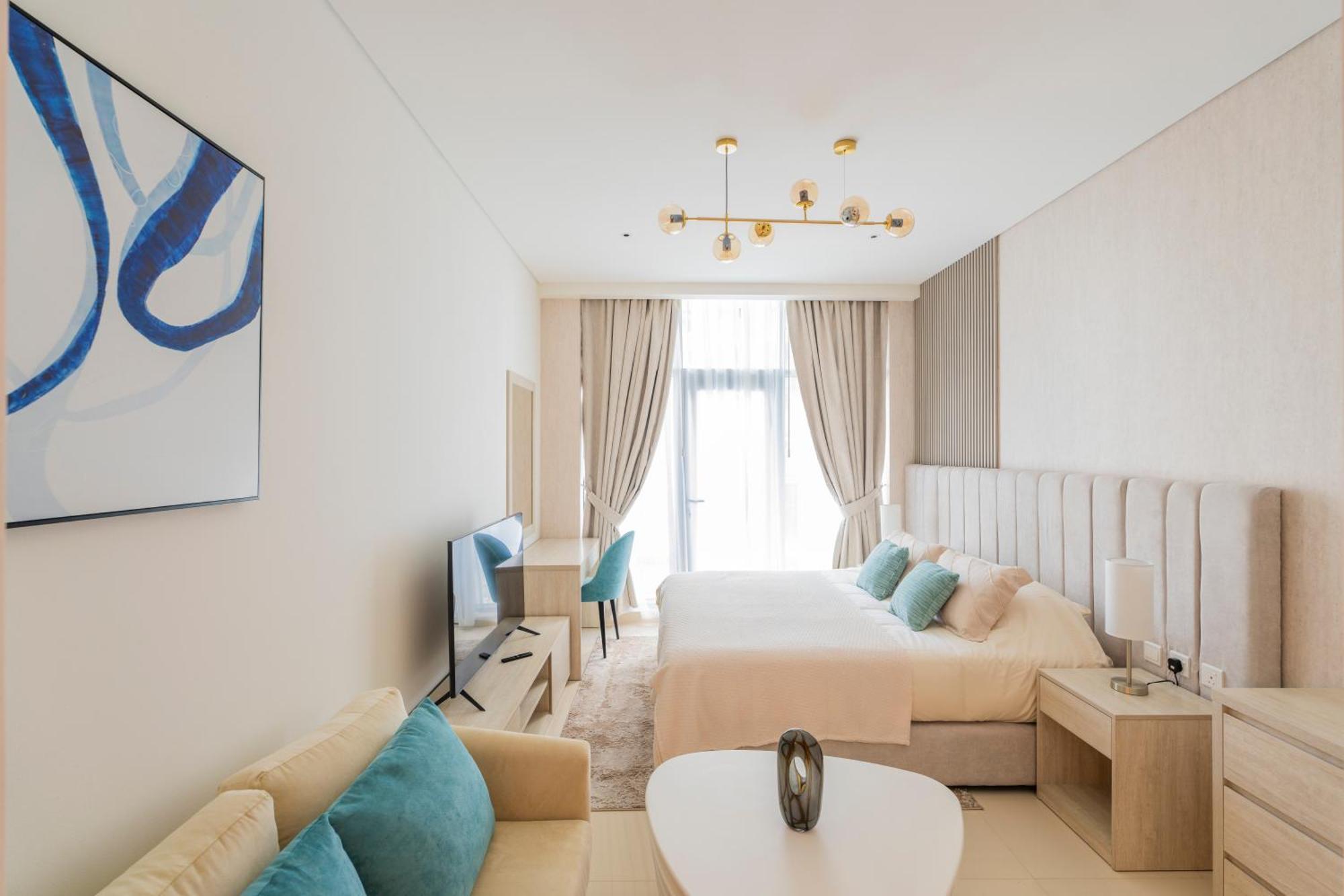 Studio With Pool And Private Beach Access On Palm Jumeirah Дубай Экстерьер фото